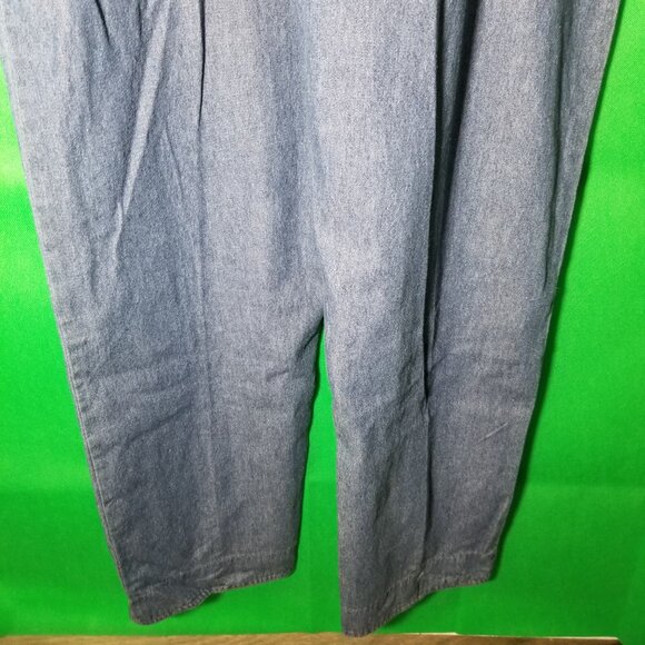 QT By Andres Women Overalls One Size Prairie Maternity Motherhood Jean Denim - Picture 4 of 9